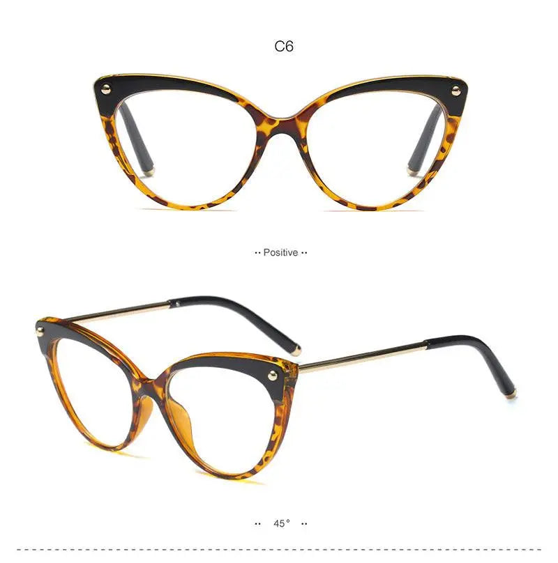 Women's Cat Eye Full Rim Acetate Prescription Glasses 93308 — view 18 | Rx Spectacle