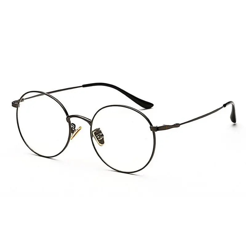 Unisex Round Full Rim Alloy Prescription Glasses 77507 — view 3 | Rx Spectacle