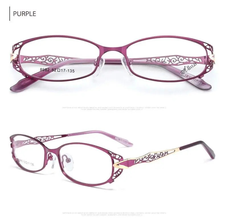 Unisex Rectangular Full Rim Alloy Reading Glasses 8982 — view 16 | Rx Spectacle