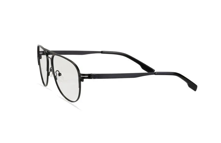 Men's Round Full Rim Alloy Double Bridge Prescription Glasses — view 20 | Rx Spectacle