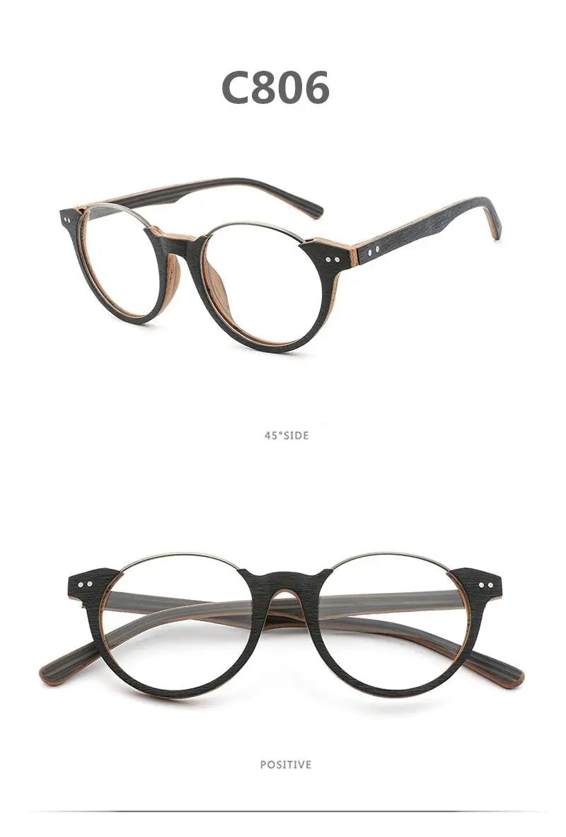 Unisex Square Full Rim Wood Prescription Glasses Ft5359 — view 26 | Rx Spectacle
