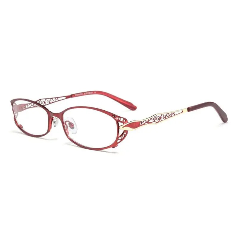 Women's Full Rim Alloy Reading Glasses 99003-8982 — view 8 | Rx Spectacle