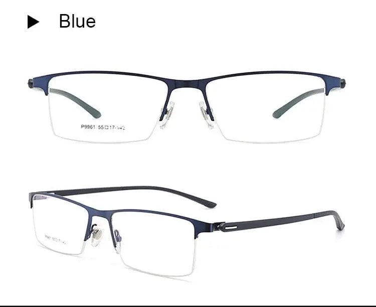 Men's Full Rim Alloy Prescription Glasses P9960 — view 23 | Rx Spectacle