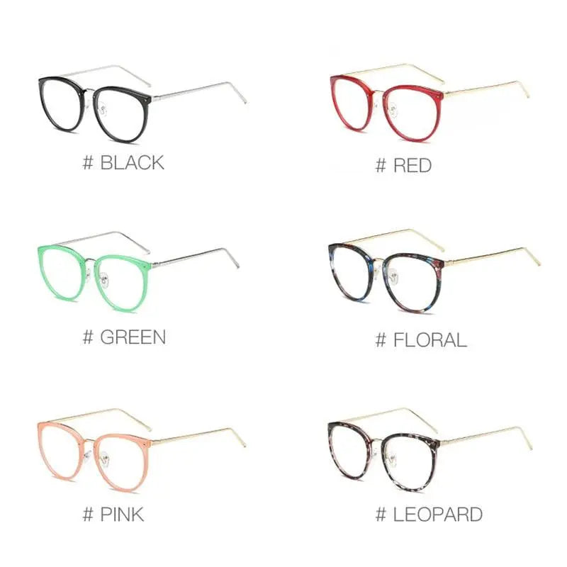 Women's Cat Eye Full Rim Alloy Prescription Glasses 5969 — view 9 | Rx Spectacle