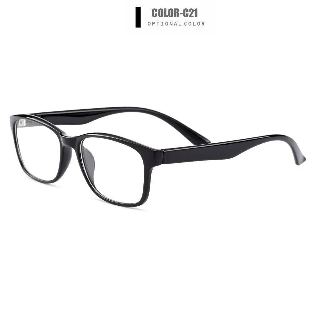 Women's Square Full Rim Plastic Prescription Glasses H8008 — view 4 | Rx Spectacle