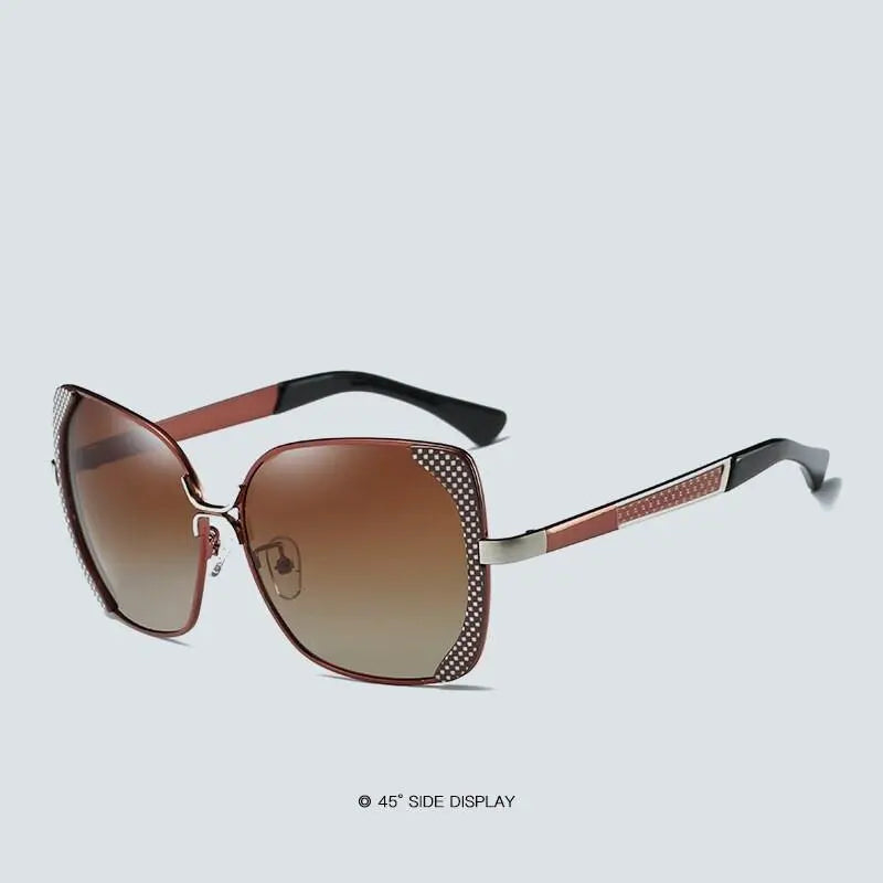 Women's Square Full Rim Alloy Prescription Glasses 6053 — view 11 | Rx Spectacle