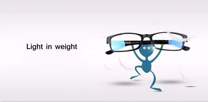 Unisex Square Full Rim Titanium Prescription Glasses 1302 — view 16 | Rx Spectacle