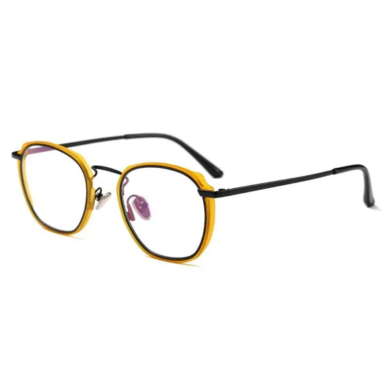Unisex Round Full Rim Acetate Prescription Glasses 1718063 — view 8 | Rx Spectacle