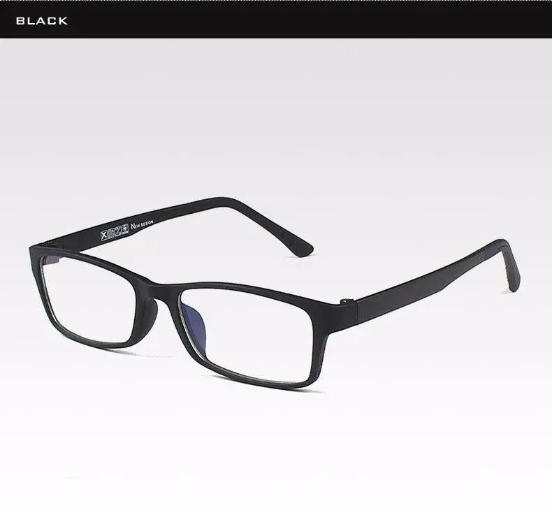 Unisex Square Full Rim Titanium Prescription Glasses 1302 — view 18 | Rx Spectacle