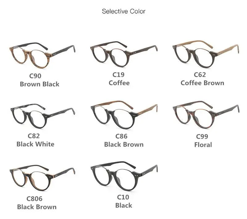 Unisex Square Full Rim Wood Prescription Glasses Ft5359 — view 18 | Rx Spectacle