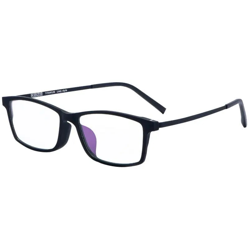 Men's Square Semi-Rimless TR90 Prescription Glasses 2099 — view 8 | Rx Spectacle