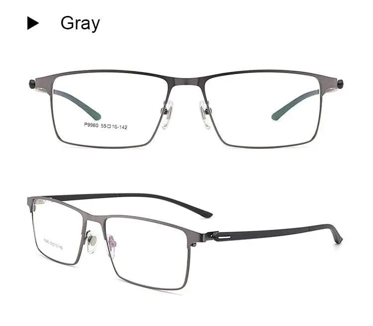 Men's Full Rim Alloy Prescription Glasses P9960 — view 16 | Rx Spectacle
