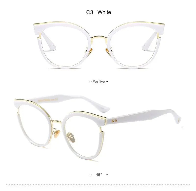 Women's Cat Eye Full Rim Acetate Prescription Glasses 97551 — view 15 | Rx Spectacle