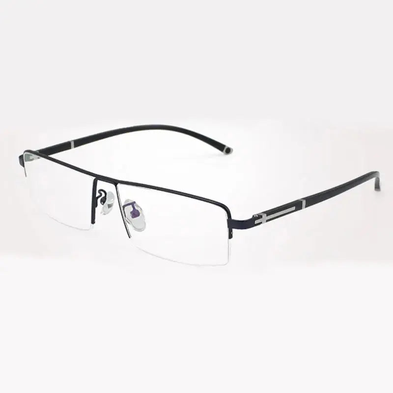 Women's Square Semi-Rimless Alloy Prescription Glasses 56200 — view 4 | Rx Spectacle