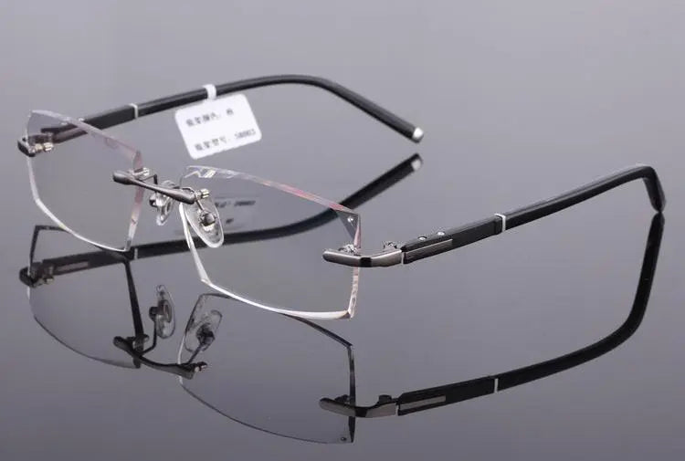 Rimless Titanium Prescription Glasses 58003 — view 14 | Rx Spectacle