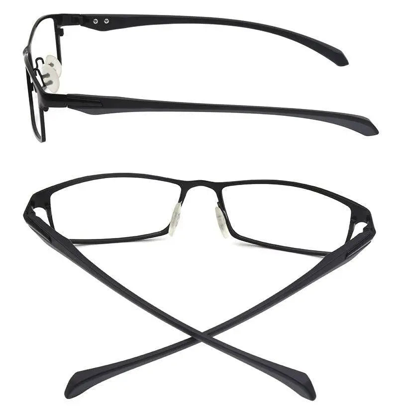 Men's Full Rim Alloy Prescription Glasses — view 14 | Rx Spectacle