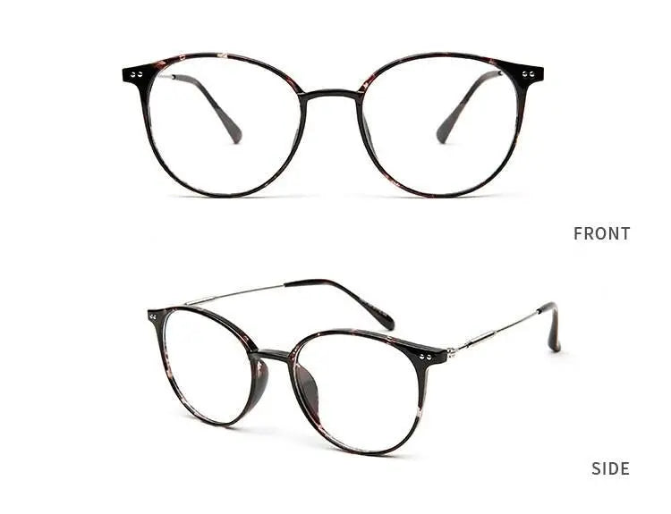 Unisex Round Full Rim Acetate Prescription Glasses — view 25 | Rx Spectacle
