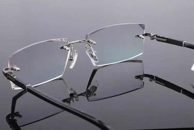 Rimless Titanium Prescription Glasses 58003 — view 18 | Rx Spectacle