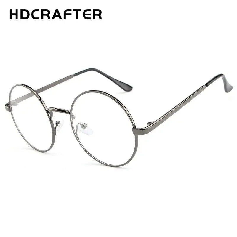 Women's Round Full Rim Alloy Prescription Glasses Lx3048 — view 10 | Rx Spectacle