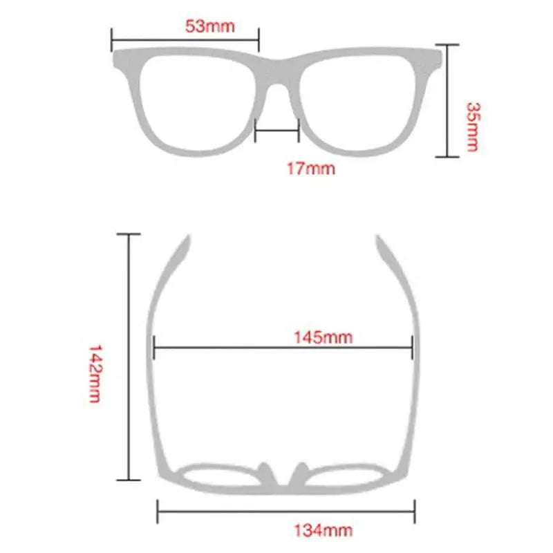 Men's Square Semi-Rimless TR90 Prescription Glasses — view 9 | Rx Spectacle