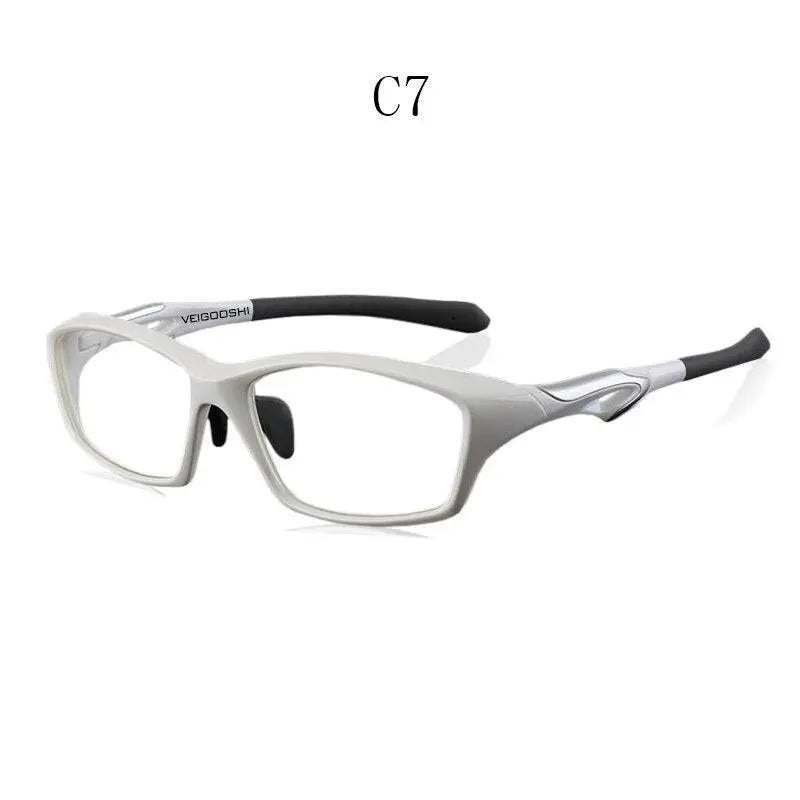 Men's Rectangular Full Rim TR90 Sports Glasses Tr8021 — view 12 | Rx Spectacle