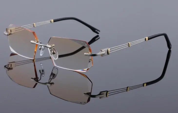 Rimless Titanium Prescription Glasses 58128 — view 13 | Rx Spectacle