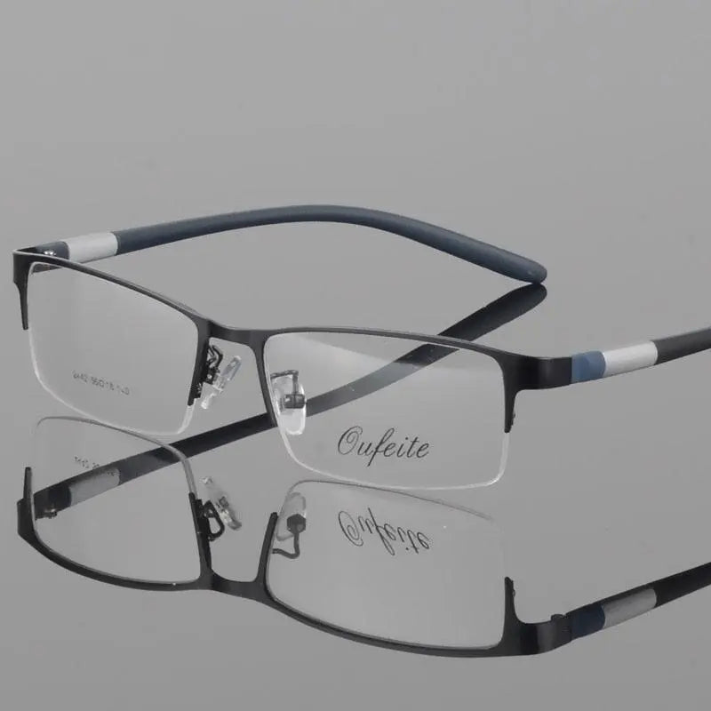 Unisex Semi-Rimless TR90 Prescription Glasses 2242 — view 9 | Rx Spectacle