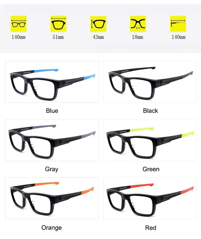 Unisex Full Rim TR90 Prescription Glasses Ga13 — view 19 | Rx Spectacle