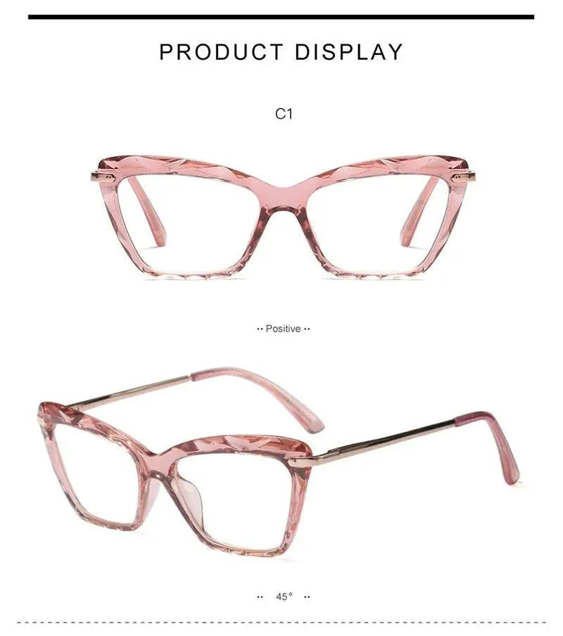 Women's Cat Eye Full Rim Acetate Prescription Glasses 97533 — view 13 | Rx Spectacle
