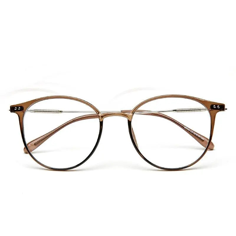 Unisex Round Full Rim Acetate Prescription Glasses — view 9 | Rx Spectacle