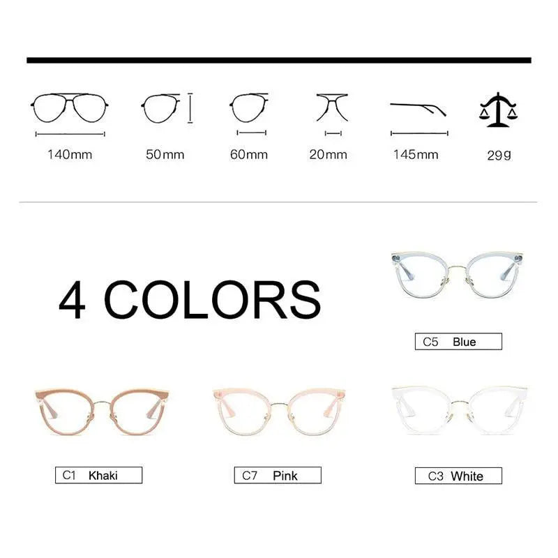 Women's Cat Eye Full Rim Acetate Prescription Glasses 97551 — view 11 | Rx Spectacle