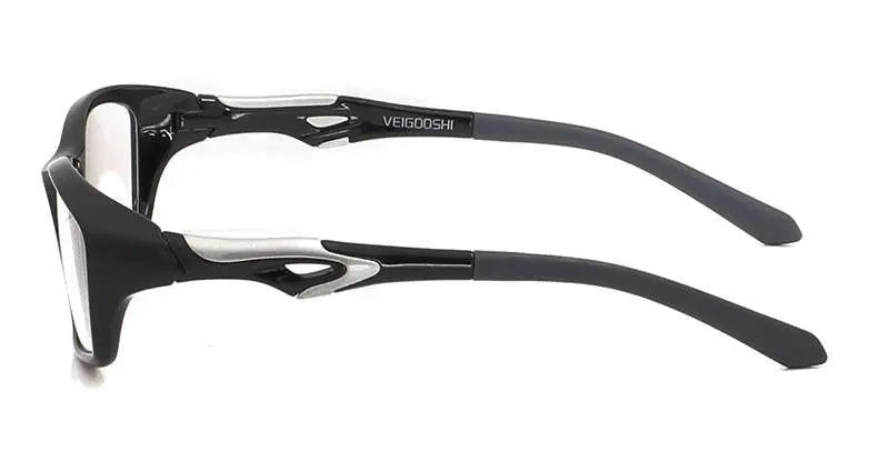 Men's Square Full Rim Titanium Sports Glasses Tr8021 — view 32 | Rx Spectacle