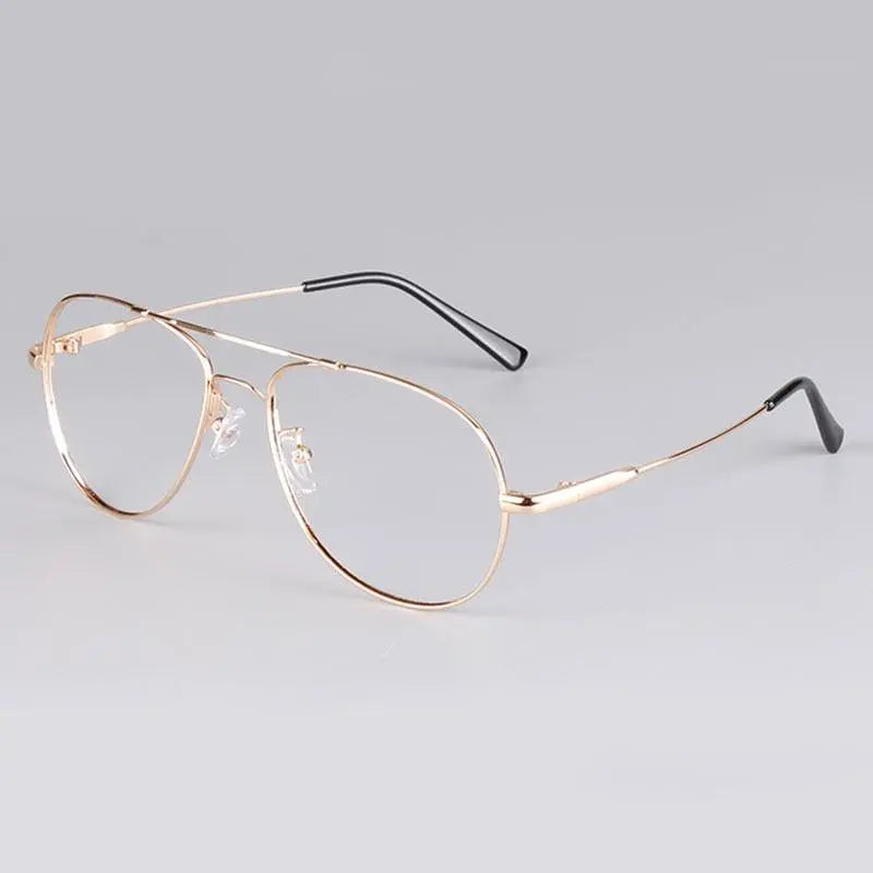 Unisex Oval Full Rim Titanium Double Bridge Prescription Glasses 3028 — view 17 | Rx Spectacle
