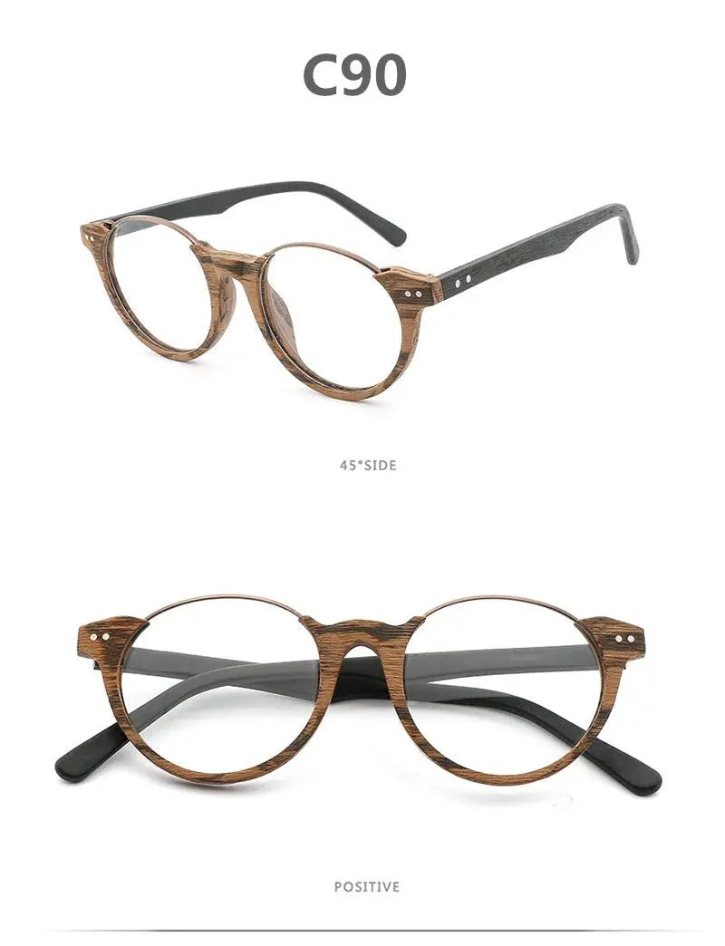 Unisex Square Full Rim Wood Prescription Glasses Ft5359 — view 24 | Rx Spectacle