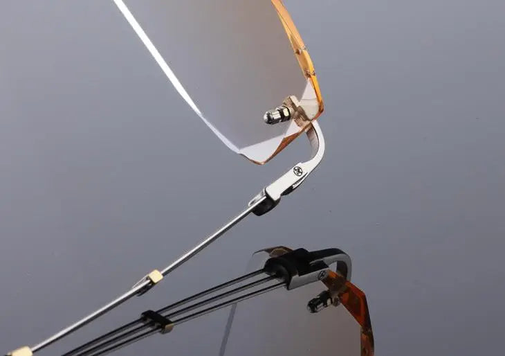 Rimless Titanium Prescription Glasses 58128 — view 18 | Rx Spectacle