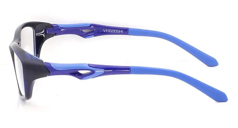 Men's Square Full Rim Titanium Sports Glasses Tr8021 — view 35 | Rx Spectacle
