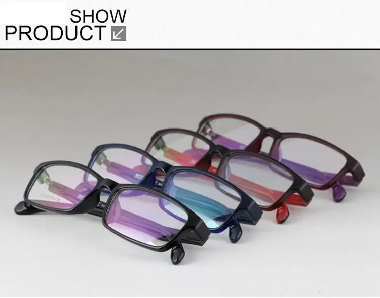 Unisex Square Full Rim TR90 Prescription Glasses 2300 — view 12 | Rx Spectacle