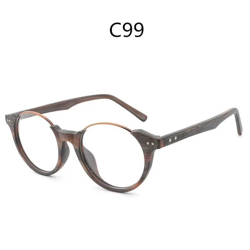 Unisex Square Full Rim Wood Prescription Glasses Ft5359 — view 9 | Rx Spectacle
