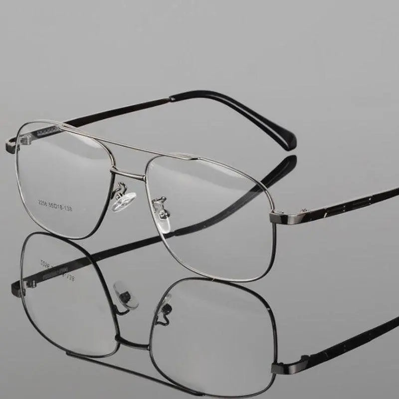 Unisex Round Full Rim Alloy Prescription Glasses 2256 — view 6 | Rx Spectacle