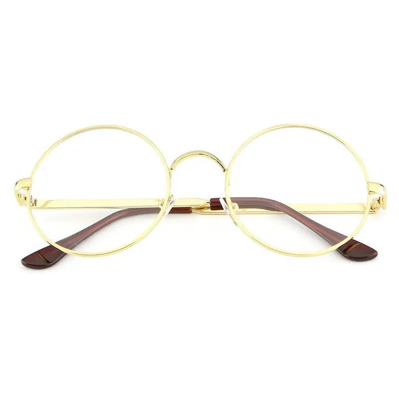 Women's Round Full Rim Alloy Prescription Glasses Lx3048 — view 24 | Rx Spectacle