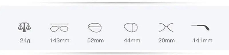 Unisex Oval Full Rim Acetate Prescription Glasses Hb027 — view 9 | Rx Spectacle
