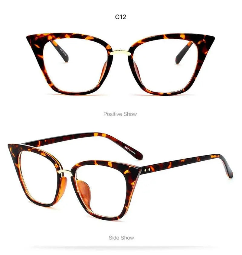 Women's Cat Eye Full Rim Acetate Prescription Glasses 97093 — view 13 | Rx Spectacle