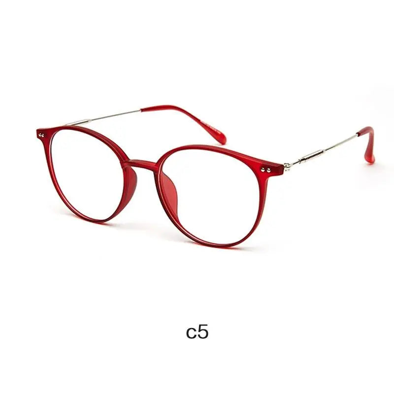 Unisex Round Full Rim Acetate Prescription Glasses — view 7 | Rx Spectacle