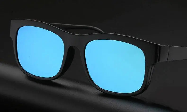 Unisex Square Full Rim Clip-On Prescription Glasses 2203 — view 6 | Rx Spectacle