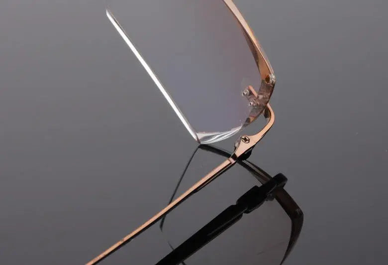 Men's Rimless Titanium Prescription Glasses 611 — view 15 | Rx Spectacle