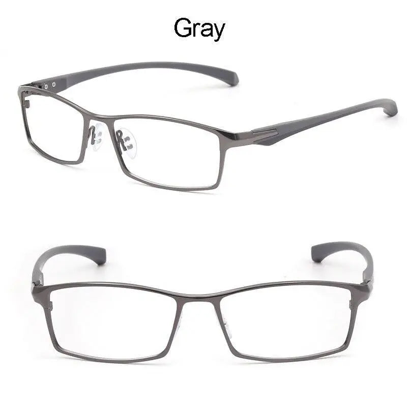 Men's Full Rim Alloy Prescription Glasses — view 17 | Rx Spectacle
