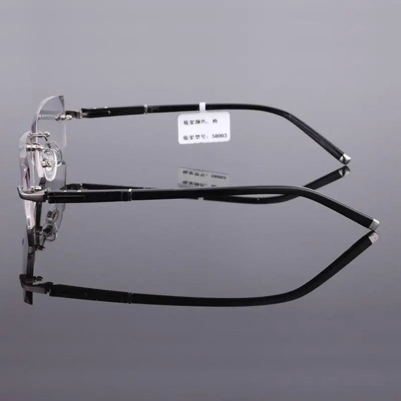 Rimless Titanium Prescription Glasses 58003 — view 4 | Rx Spectacle