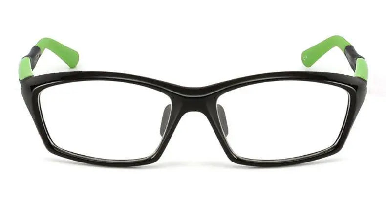Men's Square Full Rim Titanium Sports Glasses Tr8021 — view 24 | Rx Spectacle