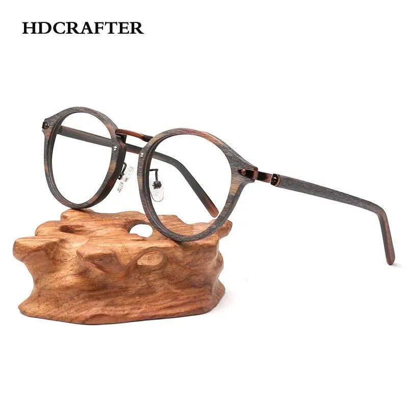 Unisex Round Full Rim Acetate Prescription Glasses Bc06 — view 12 | Rx Spectacle