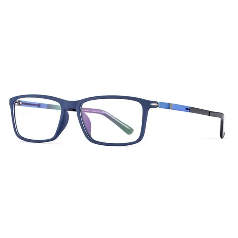 Unisex Square Full Rim TR90 Prescription Glasses D006 — view 5 | Rx Spectacle